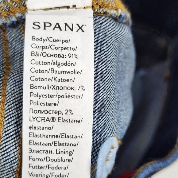 SPANX Dark Blue Flare Jeans - Picture 11 of 12